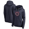 Minnesota Twins   Women's Static Logo Pullover Hoodie - Navy