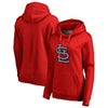 St. Louis Cardinals   Women's Static Logo Pullover Hoodie - Red