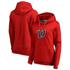 Washington Nationals   Women's Static Logo Pullover Hoodie - Red