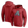 Arizona Diamondbacks   Static Logo Pullover Hoodie - Red