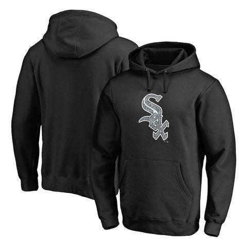 Chicago White Sox   Static Logo Pullover Hoodie - Black