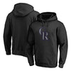 Colorado Rockies   Static Logo Pullover Hoodie - Black