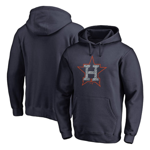 Houston Astros   Static Logo Pullover Hoodie - Navy
