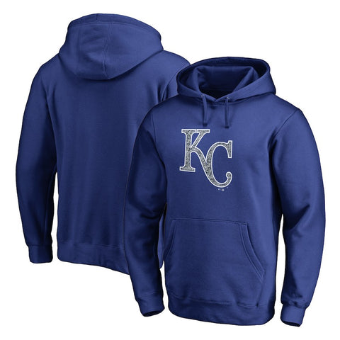 Kansas City Royals   Static Logo Pullover Hoodie - Royal