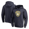 Milwaukee Brewers   Static Logo Pullover Hoodie - Navy