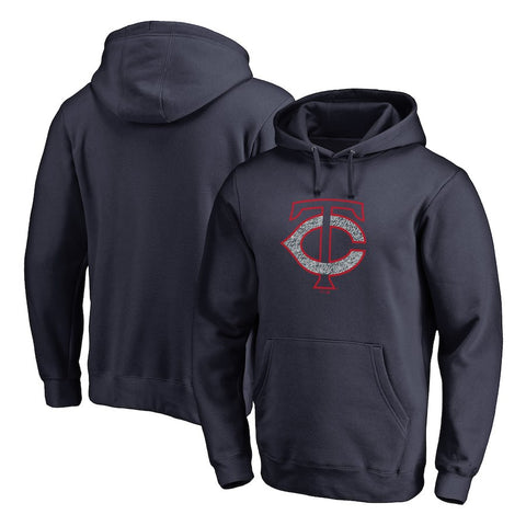 Minnesota Twins   Static Logo Pullover Hoodie - Navy