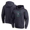 Seattle Mariners   Static Logo Pullover Hoodie - Navy