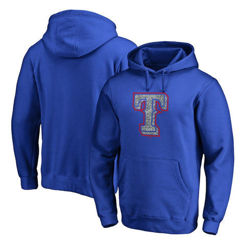Texas Rangers   Static Logo Pullover Hoodie - Royal