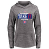 Chicago Cubs Majestic Women's 2017 Postseason Authentic Collection Streak Fleece Pullover Hoodie