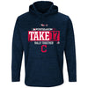 Cleveland Indians Majestic 2017 Postseason Participant Authentic Ultra Streak Fleece Pullover Hoodie