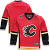 Calgary Flames   Youth Home Replica Blank Jersey