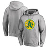 Oakland Athletics   Cooperstown Collection Huntington Big & Tall Pullover Hoodie - Heathered Gray