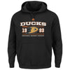 Anaheim Ducks Majestic Winning Boost Pullover Hoodie - Black