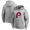 Philadelphia Phillies   Cooperstown Collection Huntington Big & Tall Pullover Hoodie - Heathered Gray