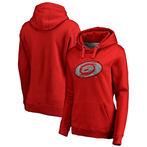Carolina Hurricanes   Women's Static Logo Pullover Hoodie - Red