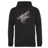 Arizona Coyotes   Youth Static Logo Pullover Hoodie - Black