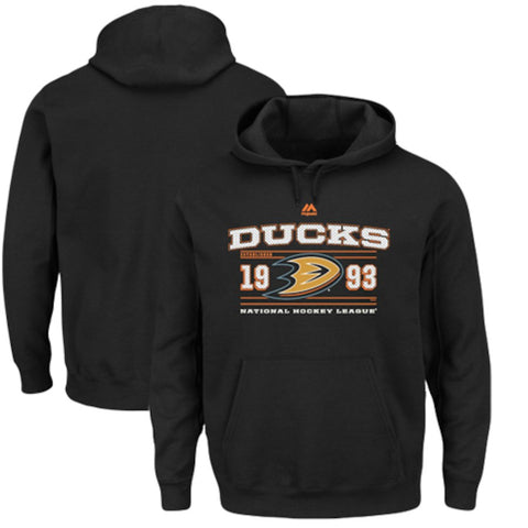 Anaheim Ducks Majestic Winning Boost Pullover Hoodie - Black