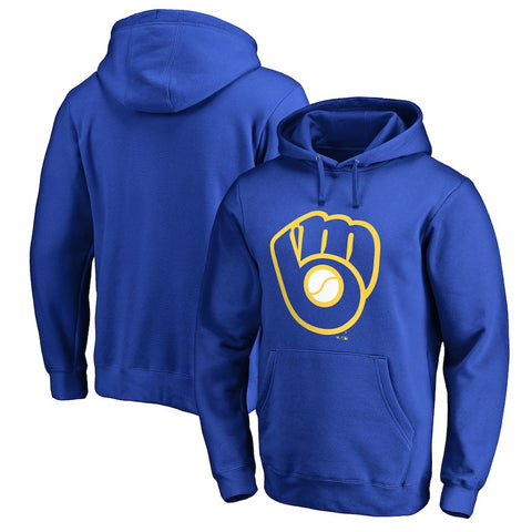 Milwaukee Brewers   Cooperstown Collection Huntington Pullover Hoodie