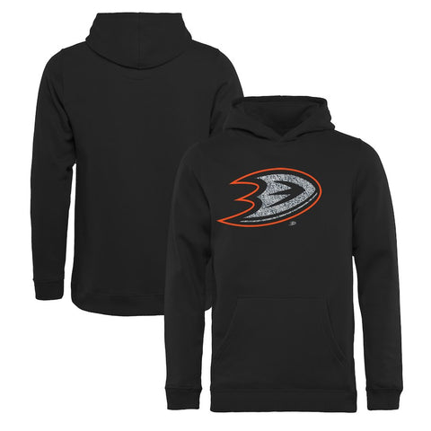 Anaheim Ducks   Youth Static Logo Pullover Hoodie - Black