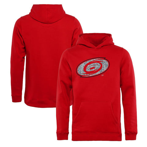 Carolina Hurricanes   Youth Static Logo Pullover Hoodie - Red