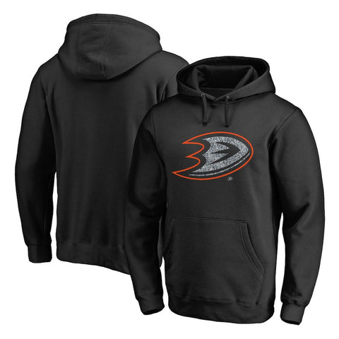 Anaheim Ducks   Static Logo Pullover Hoodie - Black