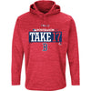 Boston Red Sox Majestic 2017 Postseason Authentic Collection Ultra Streak Fleece Pullover Hoodie