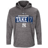 New York Yankees Majestic 2017 Postseason Authentic Collection Ultra Streak Fleece Pullover Hoodie