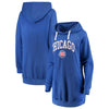 Chicago Cubs Soft as a Grape Women's Oversized French Terry Pullover Hoodie