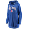 Chicago Cubs Soft as a Grape Women's Oversized French Terry Pullover Hoodie