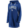 Los Angeles Dodgers Soft as a Grape Women's Oversized French Terry Pullover Hoodie