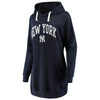 New York Yankees Soft as a Grape Women's Oversized French Terry Pullover Hoodie
