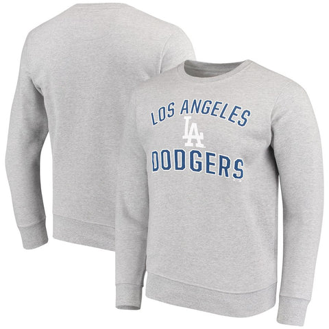 Los Angeles Dodgers   Victory Arch Long Sleeve T-Shirt - Heathered Gray