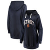 Detroit Tigers Soft as a Grape Women's Oversized French Terry Pullover Hoodie