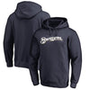 Milwaukee Brewers   Wordmark Big and Tall Pullover Hoodie