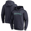 Seattle Mariners   Team Wordmark Pullover Hoodie
