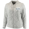 New York Yankees Soft as a Grape Women's Plus Size Hacci Full-Zip Hoodie