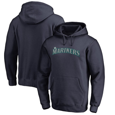 Seattle Mariners   Team Wordmark Pullover Hoodie