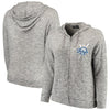 Los Angeles Dodgers Soft as a Grape Women's Plus Size Hacci Full-Zip Hoodie