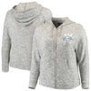 New York Yankees Soft as a Grape Women's Plus Size Hacci Full-Zip Hoodie