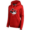 Cincinnati Reds   Women's Disney Game Face Pullover Hoodie - Red