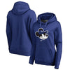 Los Angeles Dodgers   Women's Disney Game Face Pullover Hoodie - Royal