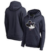Minnesota Twins   Women's Disney Game Face Pullover Hoodie - Navy