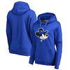 Texas Rangers   Women's Disney Game Face Pullover Hoodie - Royal