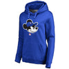 Texas Rangers   Women's Disney Game Face Pullover Hoodie - Royal