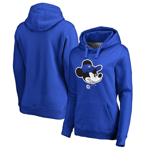 Toronto Blue Jays   Women's Disney Game Face Pullover Hoodie - Royal