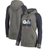 Boston Red Sox   Women's Disney Rally Cry Tri-Blend Raglan Pullover Hoodie - Ash