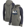 Cleveland Indians   Women's Disney Rally Cry Tri-Blend Raglan Pullover Hoodie - Ash