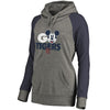 Detroit Tigers   Women's Disney Rally Cry Tri-Blend Raglan Pullover Hoodie - Ash
