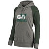 Oakland Athletics   Women's Disney Rally Cry Tri-Blend Raglan Pullover Hoodie - Ash