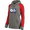 Philadelphia Phillies   Women's Disney Rally Cry Tri-Blend Raglan Pullover Hoodie - Ash
